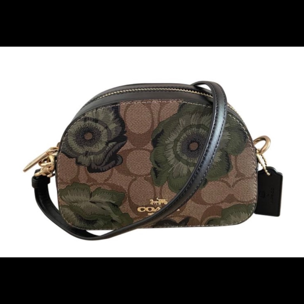 Coach Mini Serena Crossbody In Signature Canvas